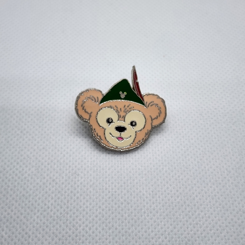 🌺 5/$25‎ Disney Duffy Bear In Peter Pan Hat Hidden Mickey Series 2013 Pin
